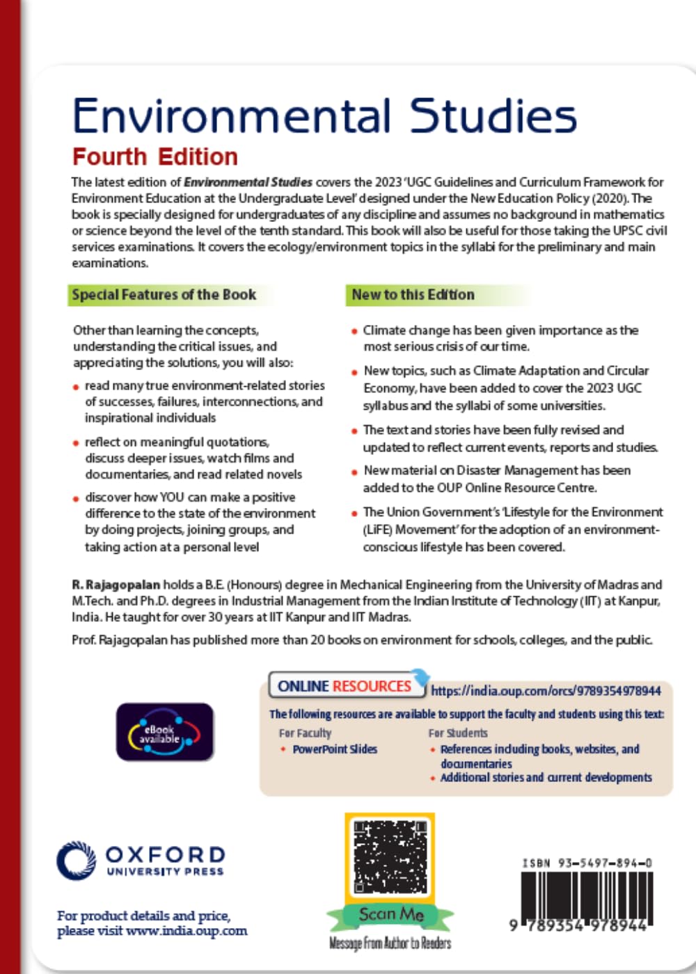 Textbook of Environmental Studies for Undergraduate Courses NEP 2020 I As per UGC Syllabus 2023