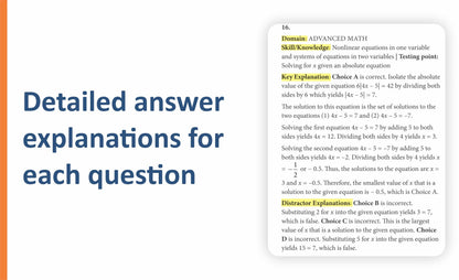 Digital SAT Practice Tests: 900+ SAT Practice Questions | 5 Full-Length Tests with Detailed Explanations, Adaptive Online Tests & Free Scoring Tool for 2026 Exam