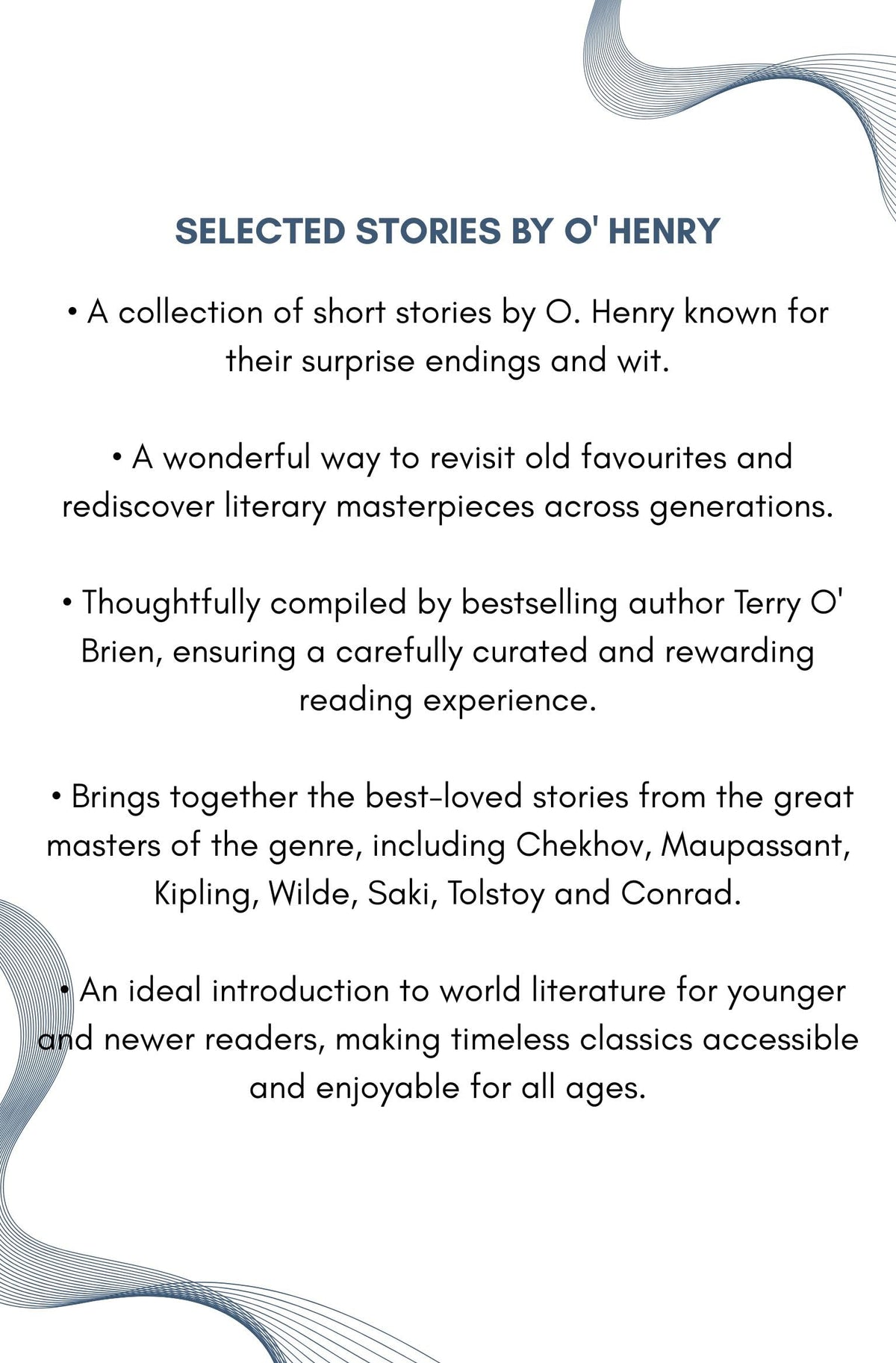 Masterpieces of World Fiction: Selected Stories By O. Henry