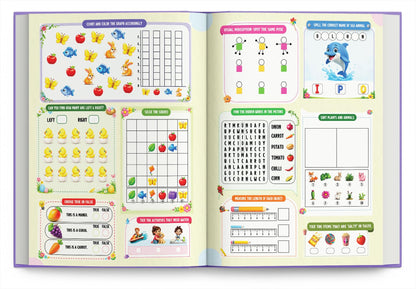 Activity Book for 6 Year Old | Best Selling 1001 Brain Booster Activity Book for 6+ Year Old | Kids Activity Book - Puzzle, Sudoku, Maze, Colouring, Dot To Dot, Matching, Seek & Find, Spot Difference