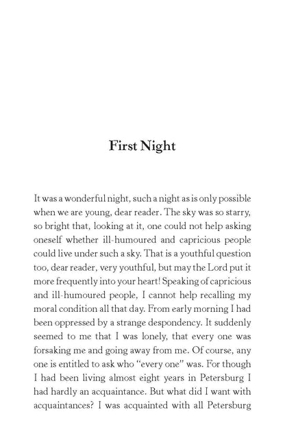 White Nights by Fyodor Dostoevsky: The Original Classic | Russian Literature | Psychological Fiction | Loneliness | Human Emotions - Unabridged Classics