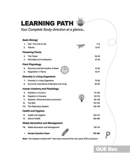Arihant ICSE Biology Class 9 Exam 2026-27 | Quick Theory, Exam Pattern Questions & Sample Papers | As per Latest ICSE Syllabus | Que Bee 2nd Edition 2027
