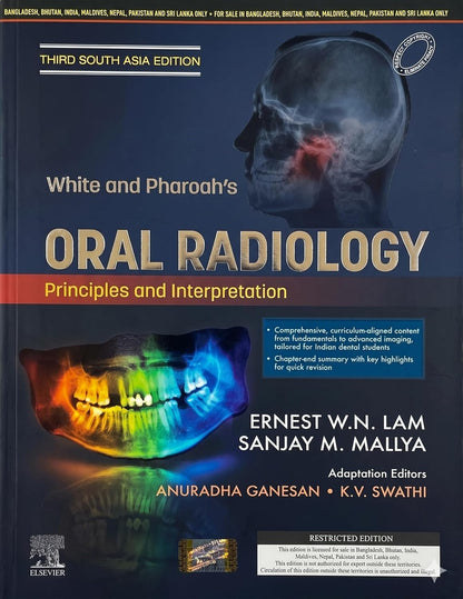 White and Pharoahs Oral Radiology - Principles and Interpretation - 3rd/South Asia Edition - [ORIGINAL BOOK WITH HOLOGRAM-TOP GRADE PAPER & PRINT] - For 2026-27