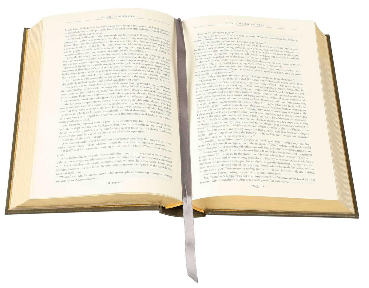 Charles Dickens Four Novels: The Adventures of Oliver Twist, a Christmas Carol, Great Expectations, a Tale of Two Cities (Leather-bound Classics)