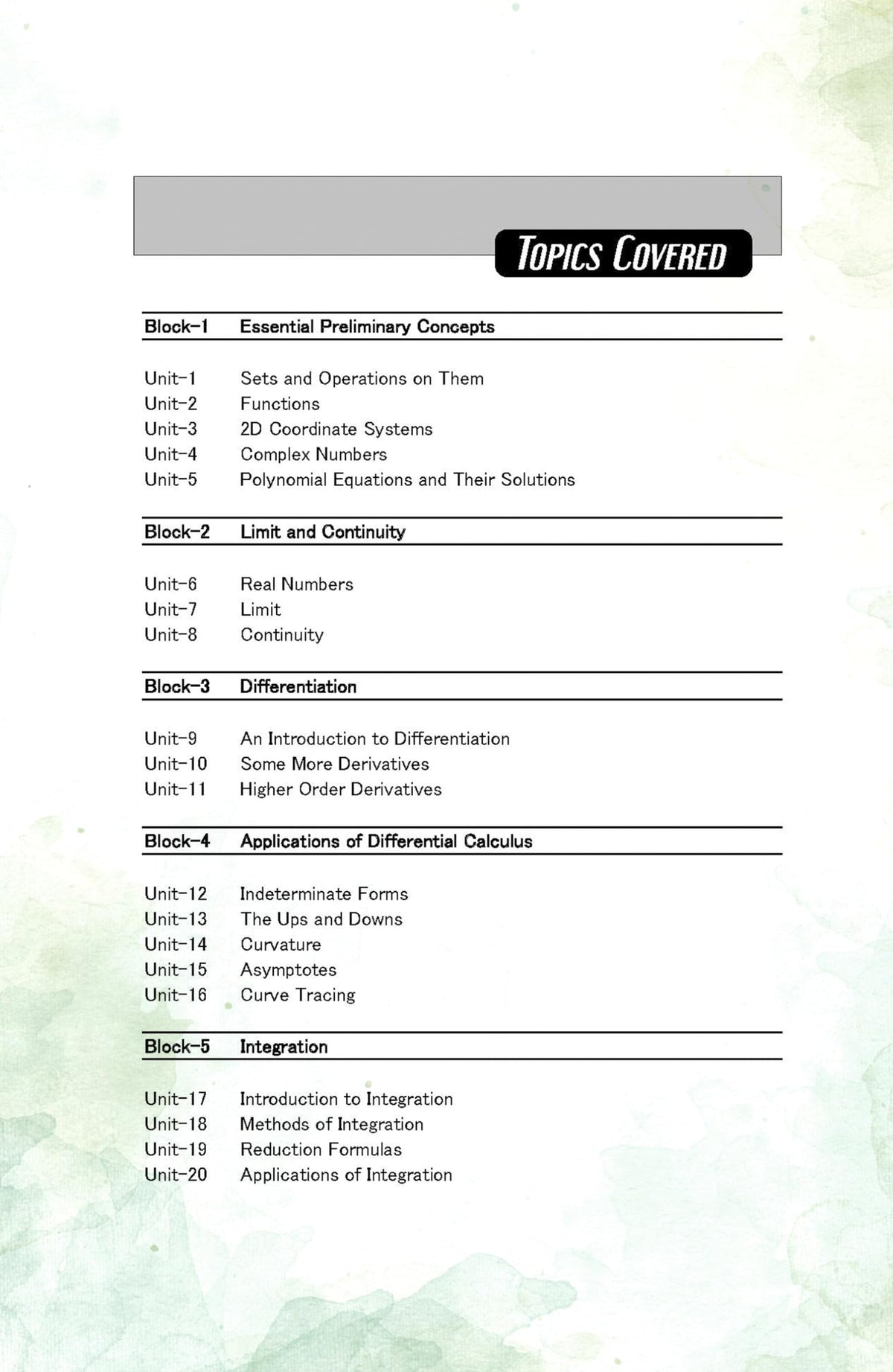 Gullybaba IGNOU BSCG 1st Sem BMTC-131 Calculus in English (Latest Edition)