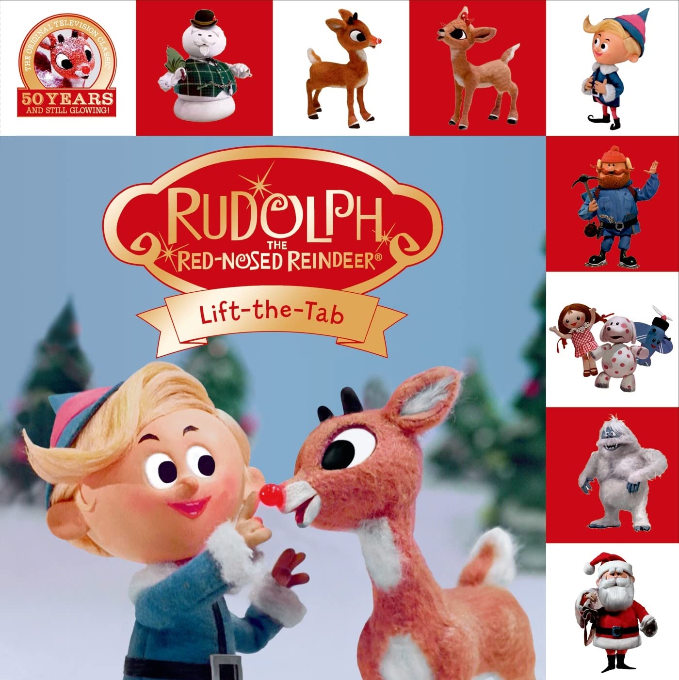 Rudolph The Red-Nosed Reindeer Lift-The-Tab book cover