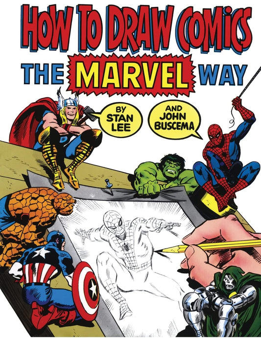 How to Draw Comics the Marvel Way by Stan Lee book cover
