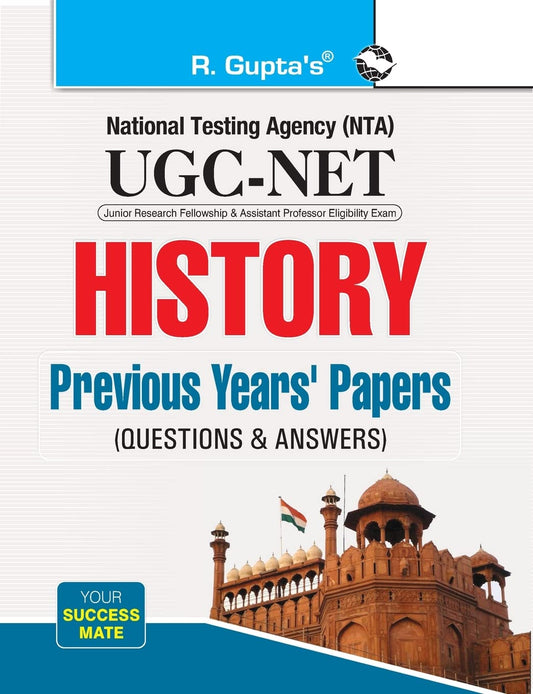 NTA-UGC-NET/JRF: History (Paper I & Paper II) Previous Years' Papers (Solved) (Paper I  II & III) by RPH Editorial Board book cover