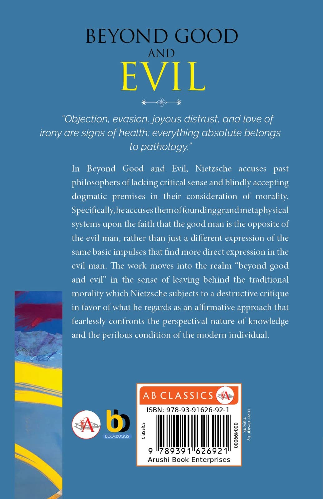 Beyond Good And Evil | Friedrich Nietzsche | Hardcover| International Bestseller Book