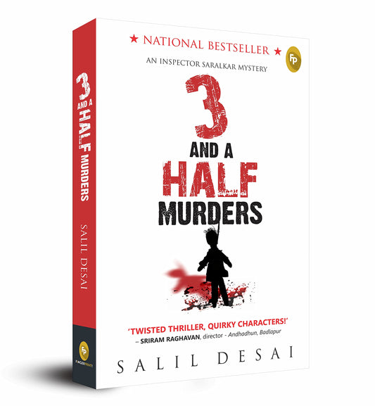 3 and a Half Murders: An Inspector Saralkar Mystery by Salil Desai book cover