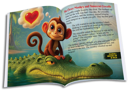 Panchatantra Story Book in English - 101 Animal Tales Book for Kids | Premium Quality Panchatantra Story Book for Kids (Hardback) | Moral Story Book by Pandit Vishnu Sharma | Two Brothers Publications