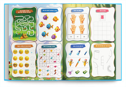 Activity Book for 4 Year Old | Best Selling 1001 Brain Booster Books for 4+ Year Old Children | Kids Activity Book - Puzzles, Mazes, Colouring, Dot-To-Dot, Matching, Seek & Find, Spot the Difference