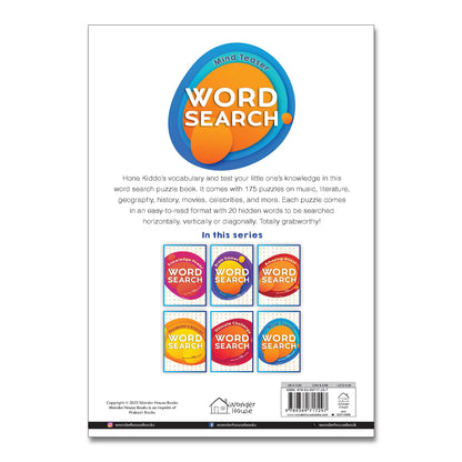Word Search – Mind Teasers: Classic Word Puzzle Book for Everyone | Boost Vocabulary & Mental Agility | Ages 8+ | Hours of Brain-Boosting Fun