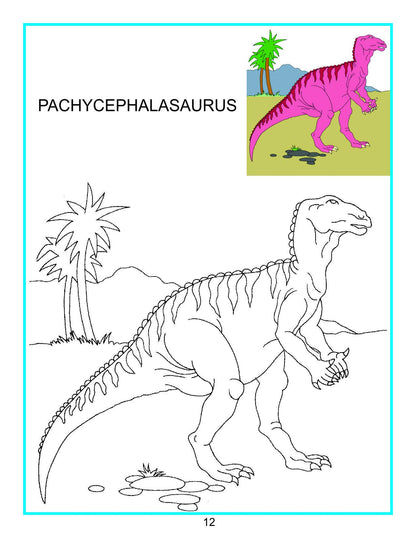 Dinosaurs Colouring Book for Kids Age 3–8 | Creative Colouring Pages with Fun Prehistoric Creatures | Engaging Activity to Boost Creativity, Focus & Motor Skills | Ideal for Preschool, Kindergarten & Young Artists