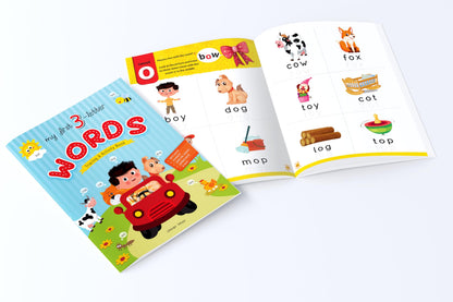 My First 3-Letter Words: Tracing and Activity Book for Kids | Learn to Read, Write & Recognize Words | Ages 3–5 | Early Literacy Made Fun