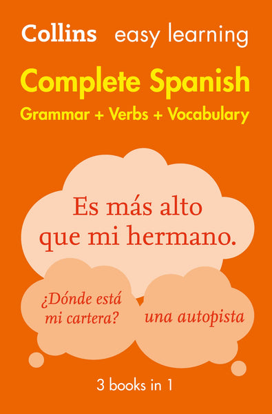 Easy Learning Spanish Complete Grammar, Verbs and Vocabulary