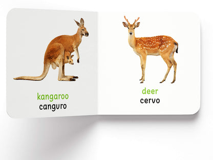 My First Book of Wild Animals - Animali Selvatici : My First English Italian Board Book (English - Italiano)
