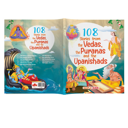 108 Stories from the Vedas, the Puranas and the Upanishads for Children (Illustrated) - Indian Mythology Story Book for Kids - Bedtime Stories -Read Aloud to Infants, Toddlers