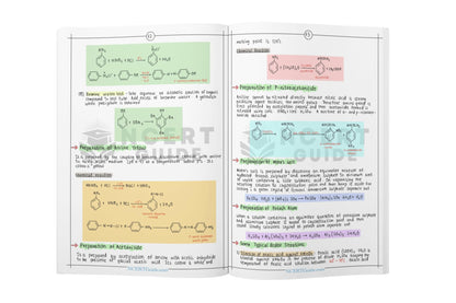 NEET Physics + Chemistry Formula Sheet | Handwritten Colorful Revision Guide | Concepts, Reactions, Laws & Formulas for NEET Preparation