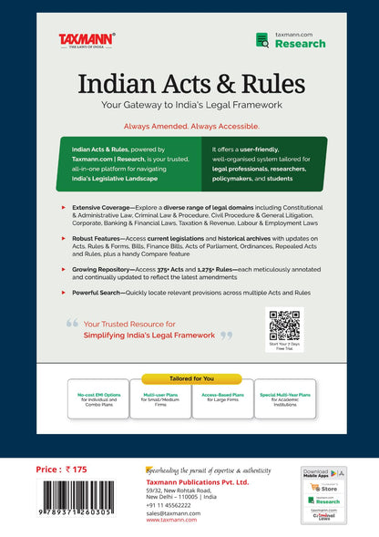 Taxmann's Bharatiya Vayuyan Adhiniyam 2024 with Rules [Bare Act with Section Notes] – Comprehensive Statutory Reference Presenting India's New Civil Aviation Law—Integrating Act | Rules | Tables
