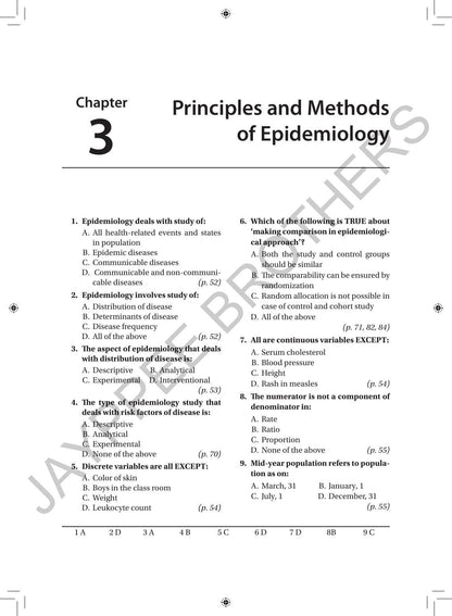MCQS IN COMMUNITY MEDICINE