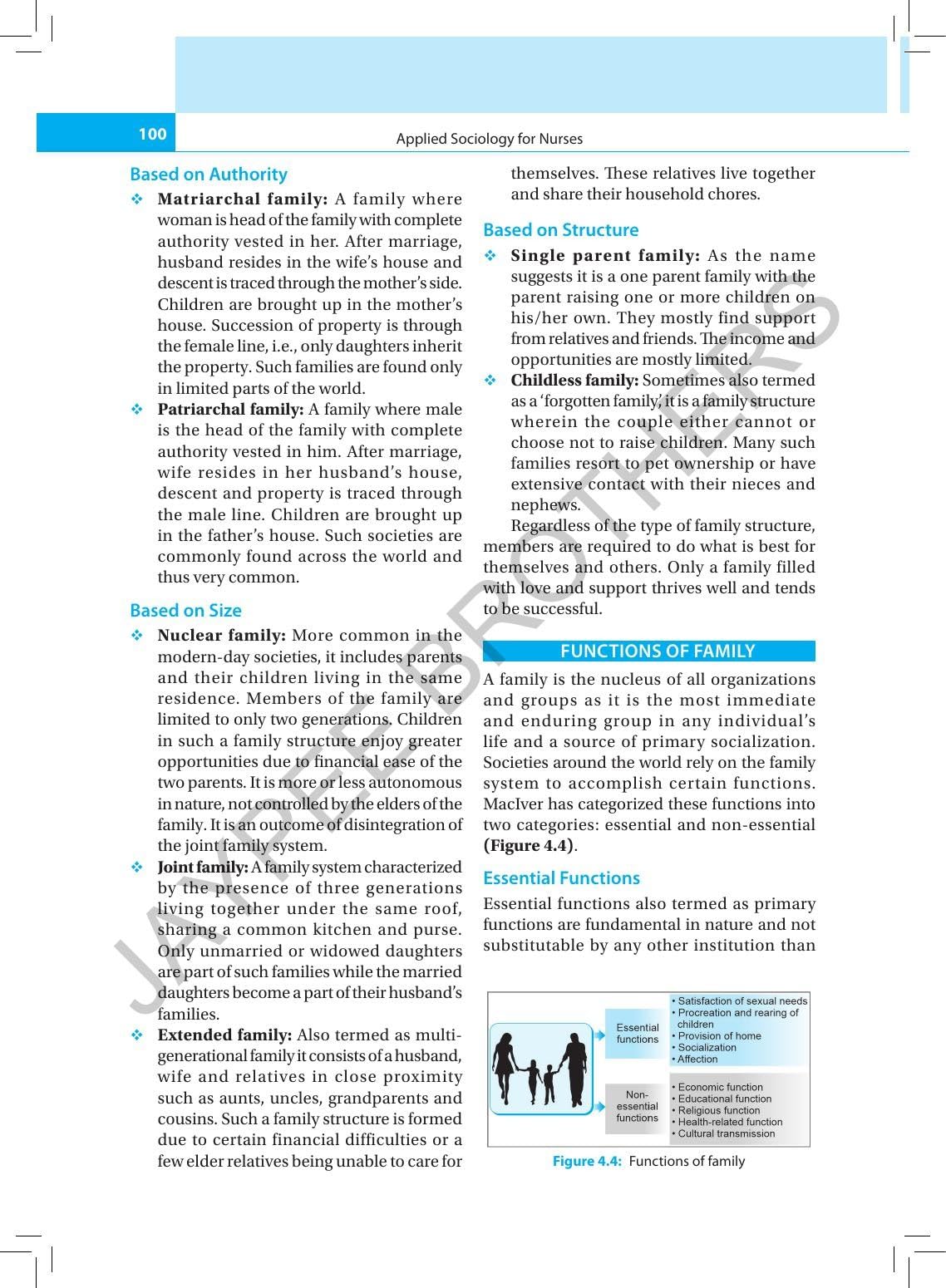 Applied Sociology for Nurses, 3/E for BSc Nursing 1st Semester | INC Syllabus Textbook with Figures, Tables and Boxes | Complementary Online Resource Flashcard & MCQs with Answers