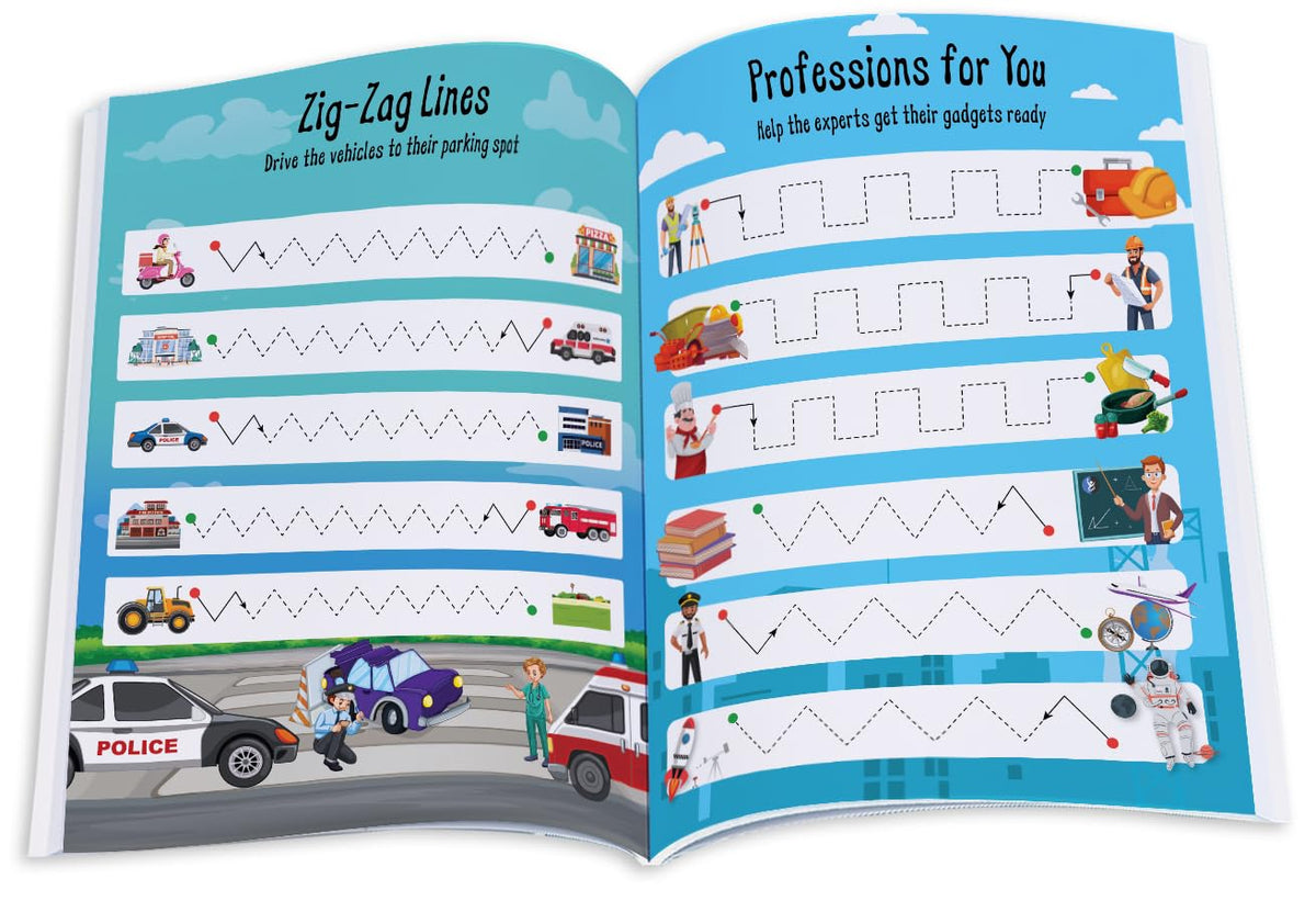 Tracing Book for Kids | Pencil Control Activity Book for Kids | Premium Quality Early Learning Tracing Lines & Pattern Writing Activities | Ages: 2 - 5 Years