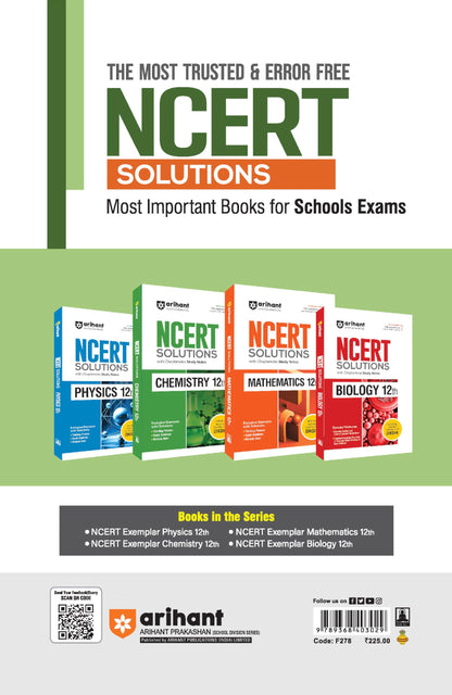 Arihant NCERT Exemplar Biology 12th Latest Rationalized Edition | Problems & Solutions with Exclusive Elements | Thinking Process, Concept Insight, Mistake Alert | For Exam 2026-27