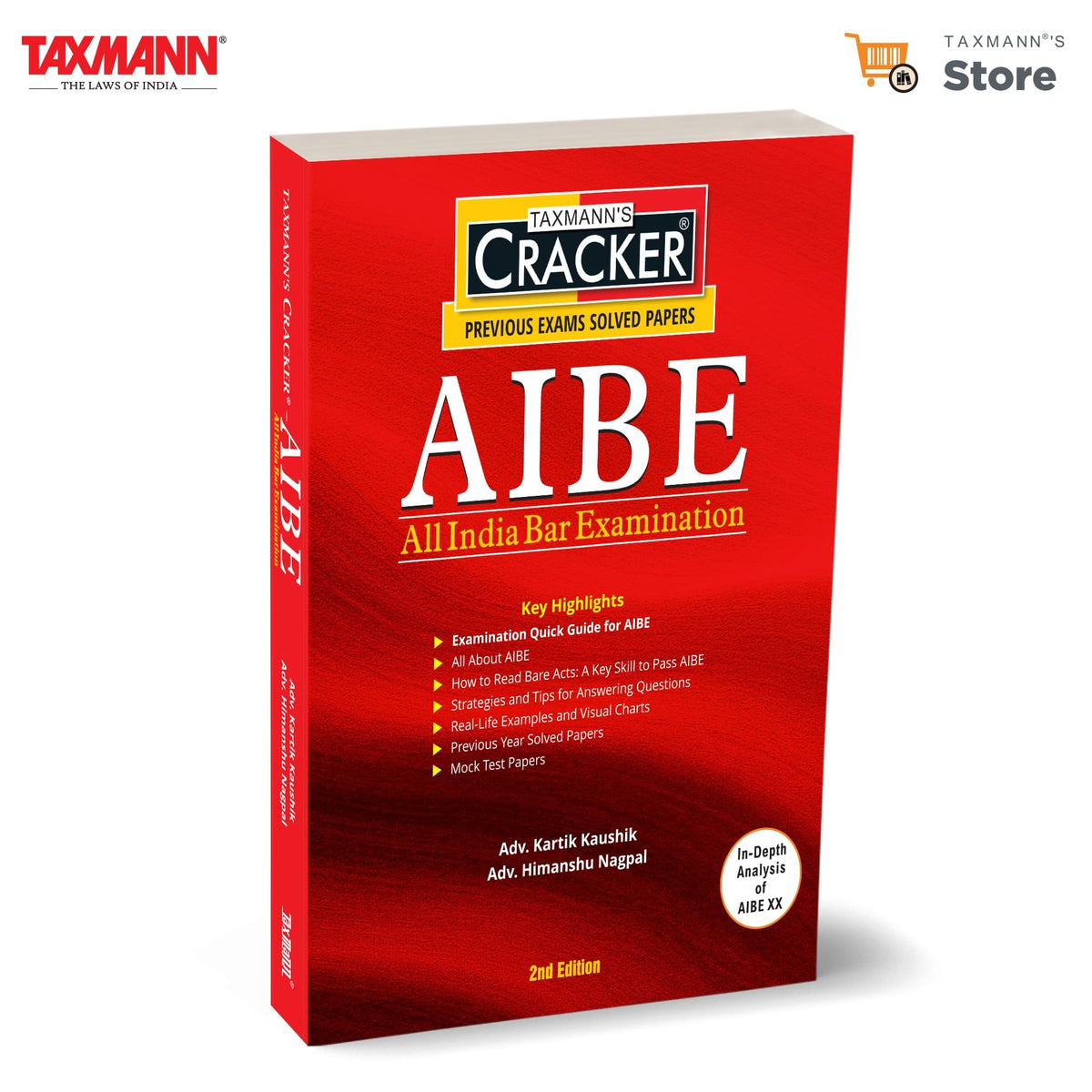 Taxmann's AIBE – All India Bar Examination | CRACKER – Covering Bare Act Navigation | Answering Strategies | Subject-wise Guides | In-Depth Analysis of AIBE-XX | 11 Years of Solved Papers | Others