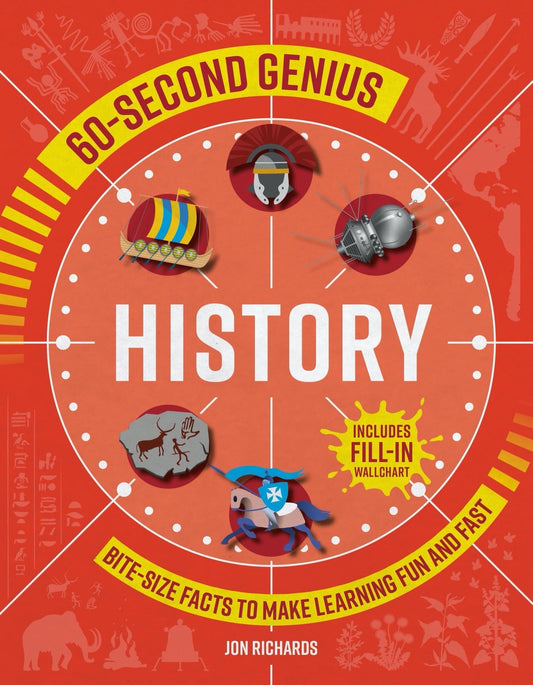 60-SECOND GENIUS - HISTORY book cover