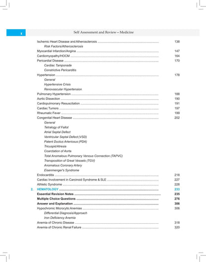 Self Assessment & Review Medicine (2 Vols Set), 14/E for NEET PG, INI-CET and FMGE Aspirants | Image-based Questions, Comparative Tables, Latest Exam Pattern MCQs, and NEET PG Solved Questions