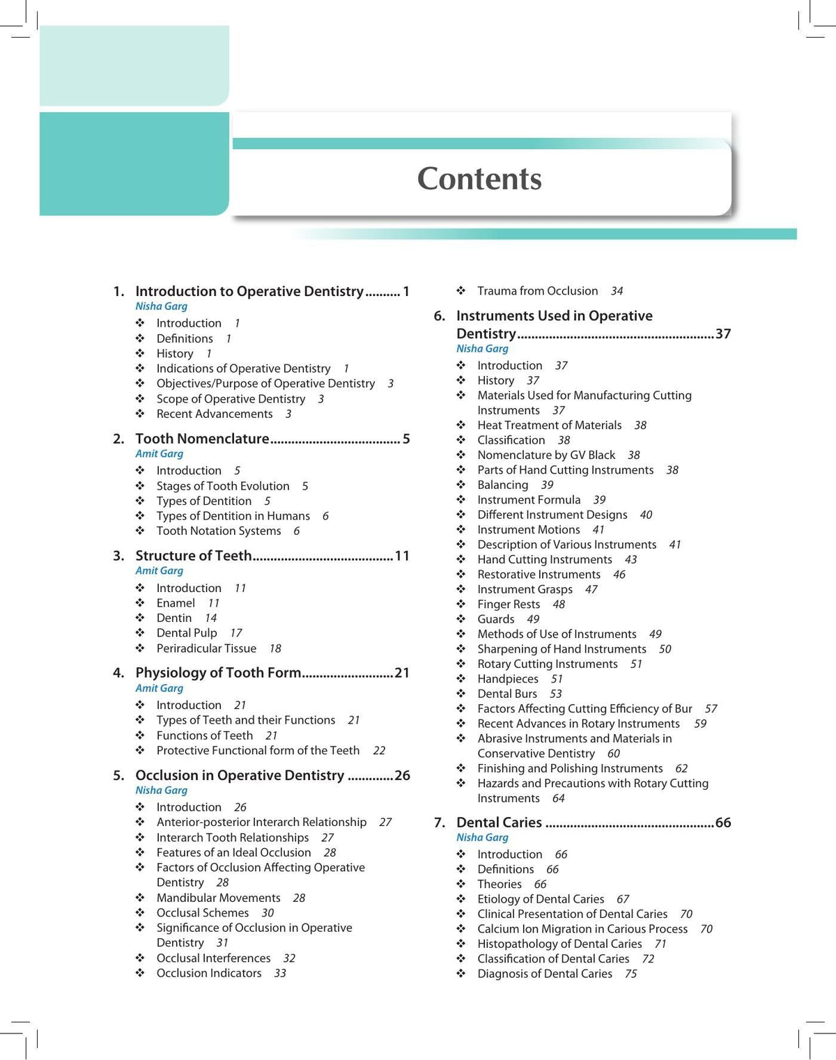 Textbook of Operative Dentistry, 5/E for BDS Students and Dental Practitioners | 35 Chapters, DCI Syllabus-Aligned with 18 Free Online Videos, Clinical Case Photos and Comparison Tables: 1