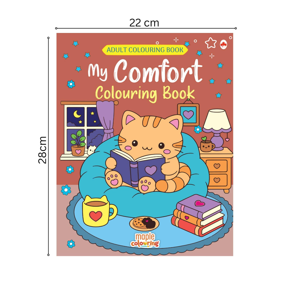My Comfort Colouring Book - Colouring Activity Book - Stress Relief Colouring Book for Adults - Adult Colouring Book