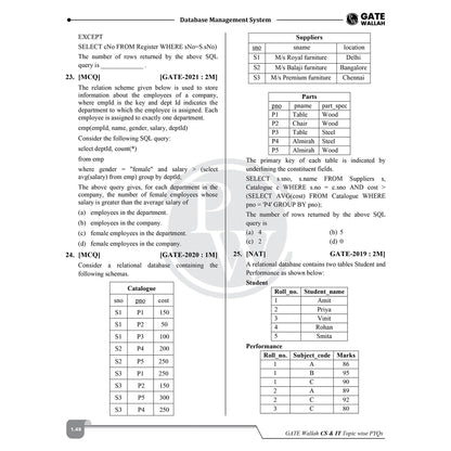 PW GATEWALLAH Computer Science & IT Topicwise Previous Year Solved Papers (2026 - 2008) with Video Solutions For 2027 Exams | Detailed Text Solutions