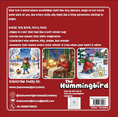 Cozy Winters: A Stress-Relieving Coloring Book for Adults & Kids with Christmas Vibes, Snowy Scenes & Winter Moments