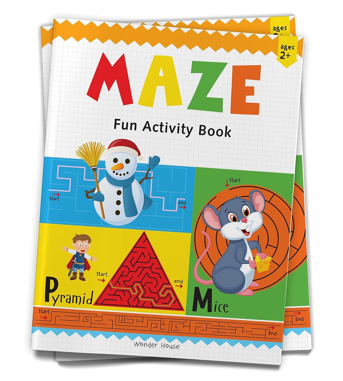 Preschool Activity Book: Maze – Fun Maze Activity Book for Kids Ages 3–5 | Easy to Follow Paths, Problem-Solving & Pencil Control | 2+ Hours of Brain-Boosting Maze Fun