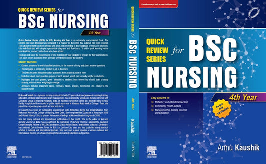 Quick Review Series for B.Sc Nursing, 4th year