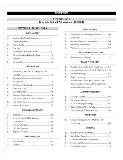 IIT JAM Biotechnology and TIFR Biology Previous Year Solved Paper Book- Topicwise Sorted PYQs with Detailed Explanation - 22 Years (2005 - 2026) | ... (TIFR Biology & IIT JAM Biotechnology Book)