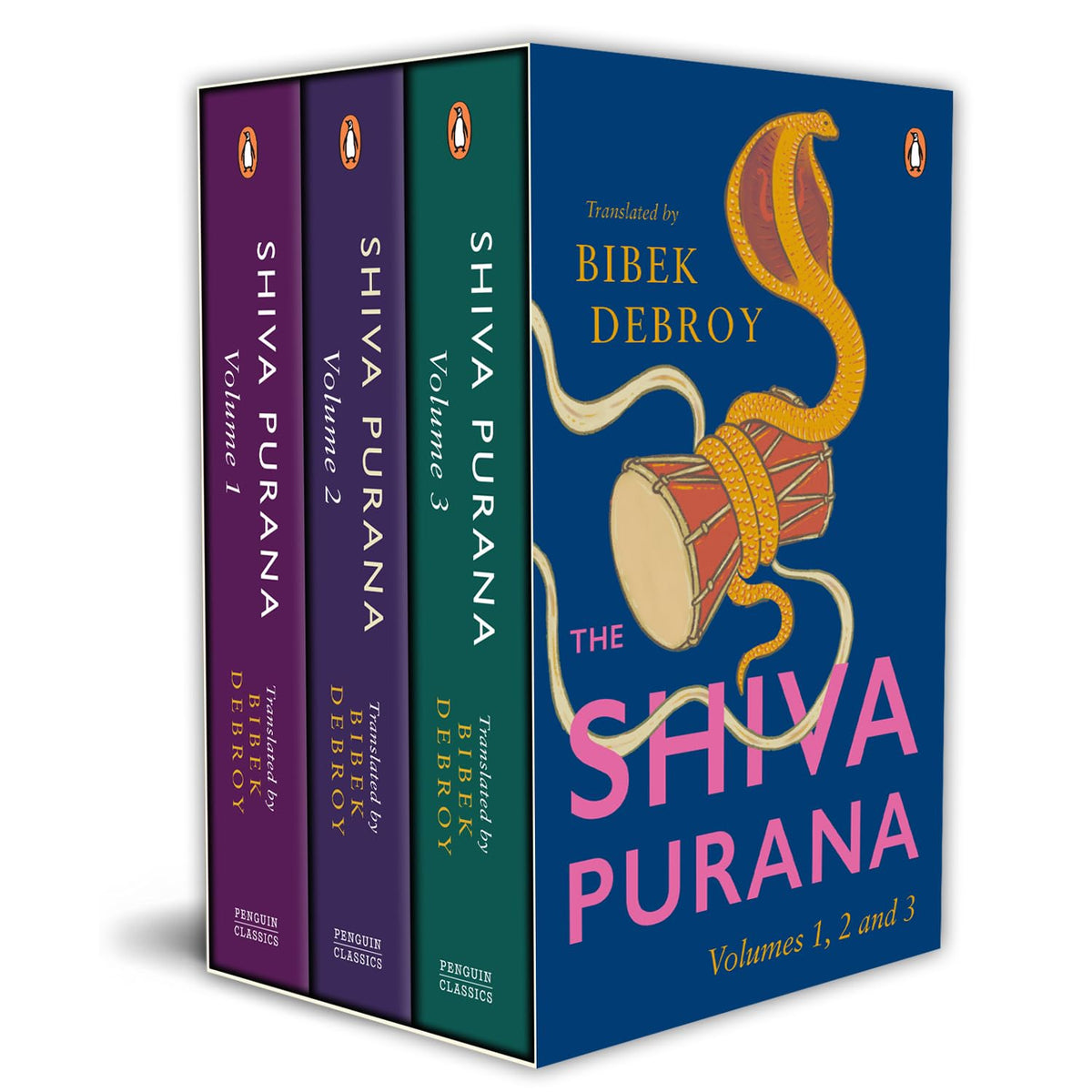 Shiva Purana Boxset (Set of 3): A Collectible Boxset of Volumes 1, 2 and 3 by Bibek Debroy: Hindu Mythology, Sacred Hindu Texts, Indian Philosophy & Spiritual Classics
