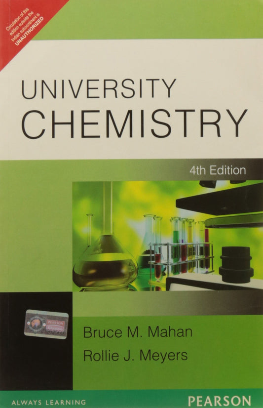 AICTE Recommended| University chemistry| By Pearson by Mahan (Author) book cover