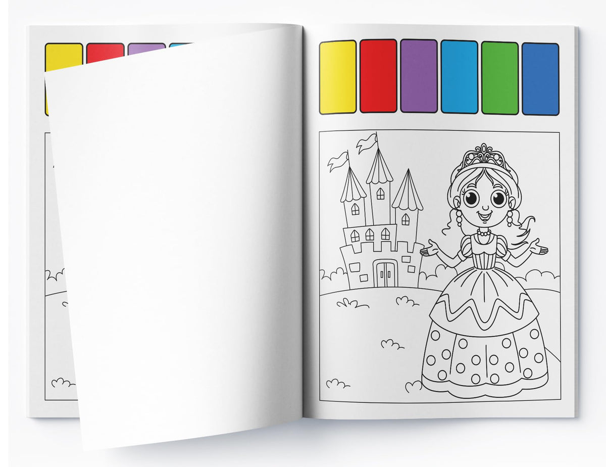 Pick & Paint - Coloring Activity Books for Girls (Pack of 5)
