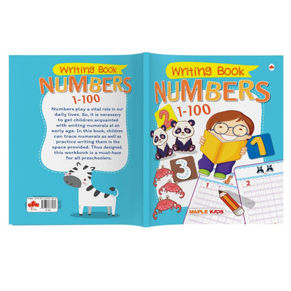 Numbers Writing Book 1-100 (Practice) - Learn and Practice - Numbers 1 to 100 - 2 to 5 Years Old Kids - Number Tracing Book - Learn Numbers - Writing Book for Toddlers, Nursery, Pre-School Children