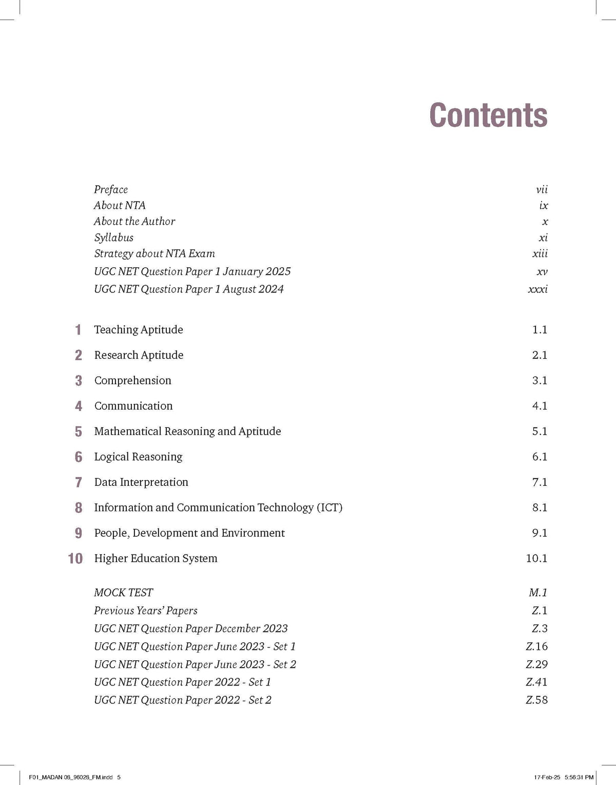 UGC NET Paper 1 Teaching and Research Aptitude (Old edition)