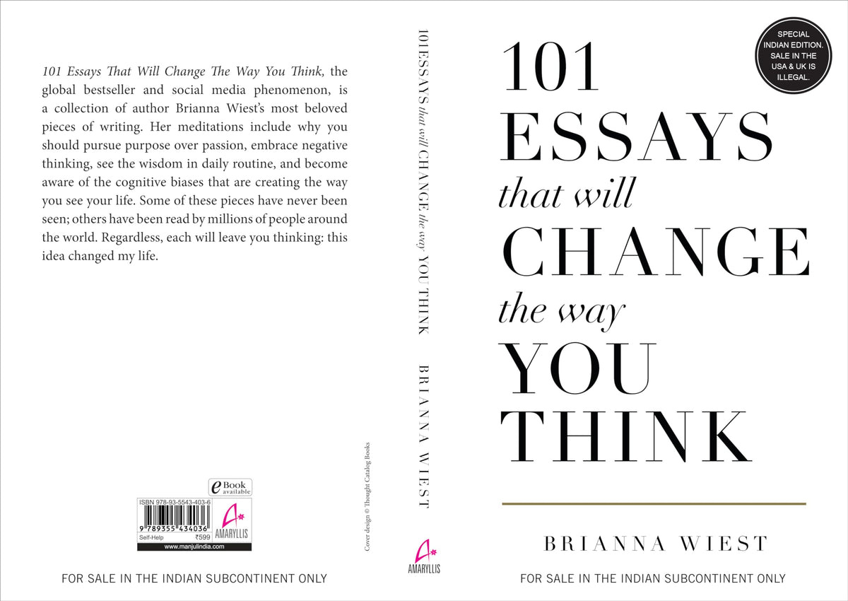 101 Essays That Will Change The Way You Think (English)