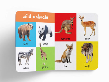 My First 100 Animals And Birds | Ages 0–5 Years | Early Learning | Padded Board Book For Kids | Wild Animals | Farm Animals | Pets | Vocabulary Building | Toddlers & Preschoolers | Latest Edition