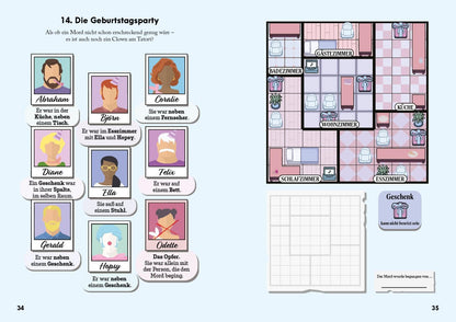 Murdoku: 80 Logikrätsel rund um mysteriöse Mordfälle | Löse spannende Kriminalfälle mit Sudoku und Logicals. Kniffliges Geschenk für True-Crime-Fans und Rätselliebhaber zu Geburtstag