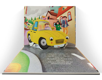 Pop-Up Transport - Car - Gorgeously Illustrated Pop-Up Book For Children - Learn About The World Of Cars And What All They Do