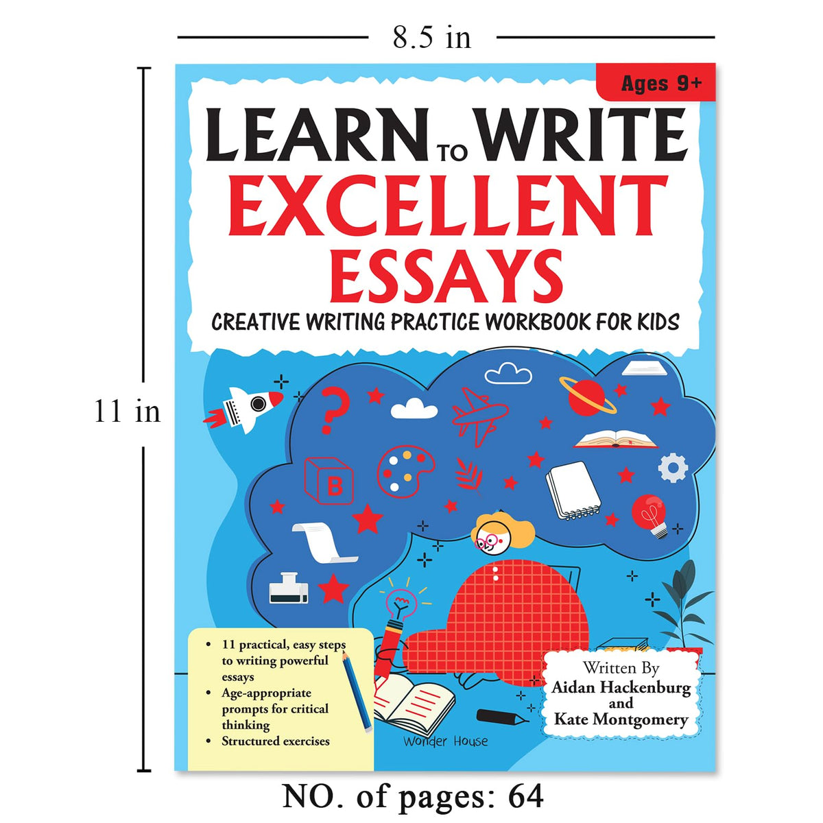 Learn to Write Excellent Essays Step-by-Step Writing Guide for Children | Ages 8–12 | Boost Creative Thinking, Structure & Vocabulary for Confident Essay Writing