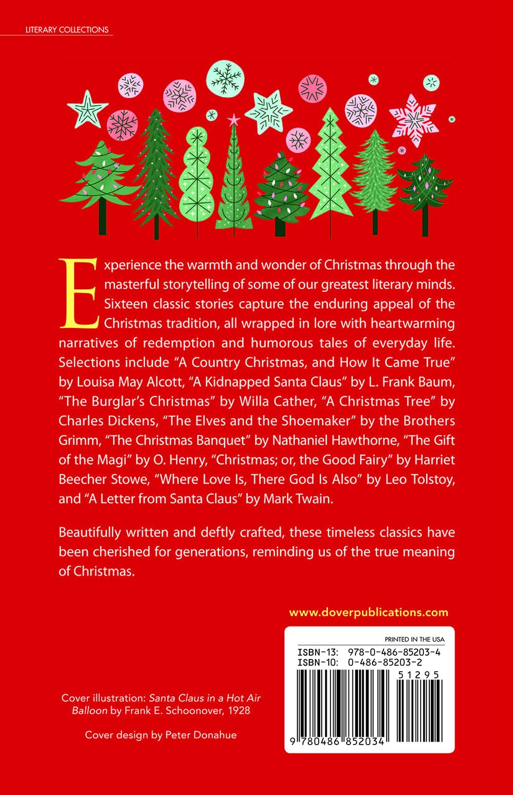 The Dover Anthology of Classic Christmas Stories: Louisa May Alcott: Louisa May Alcott, Charles Dickens, Leo Tolstoy, Mark Twain and Others