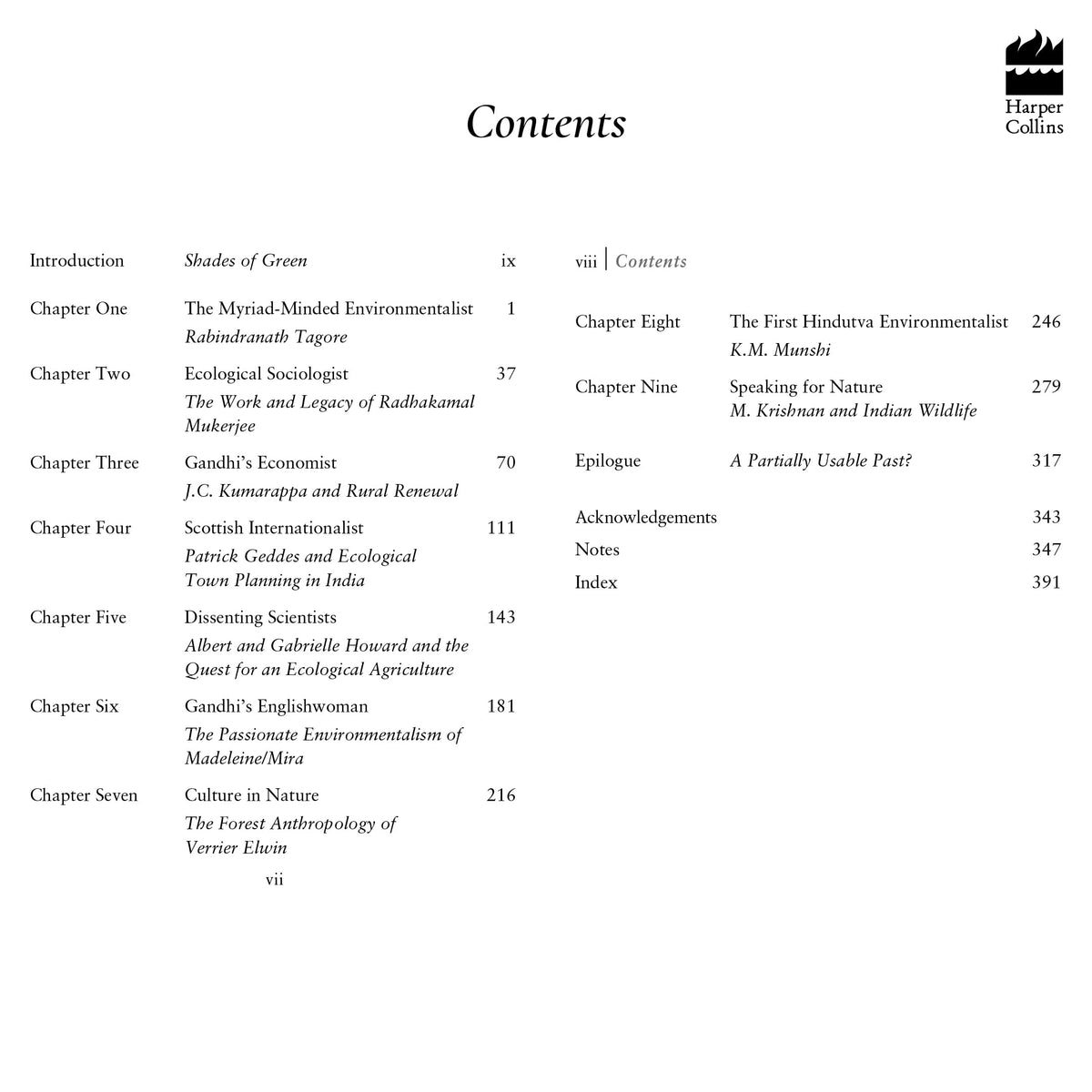 Speaking with Nature: The Origins of Indian Environmentalism